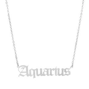 Aquarius Zodiac Anklet